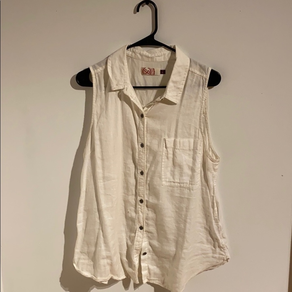 Cute summer sleeveless top